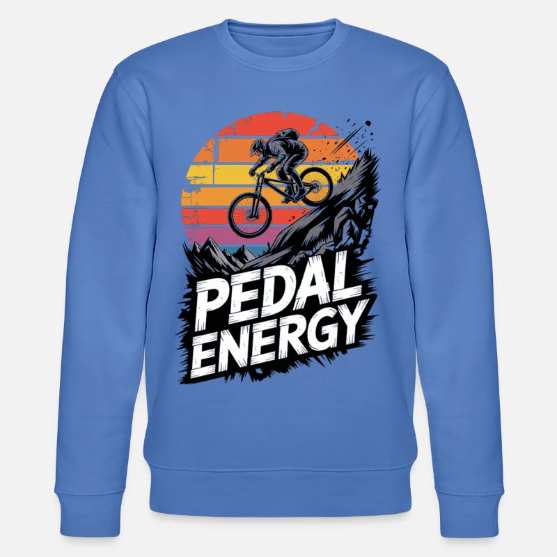 VTT, Descente, Action du cyclisme - Sweat bio CHANGER Stanley/Stella Unisexe - bleu