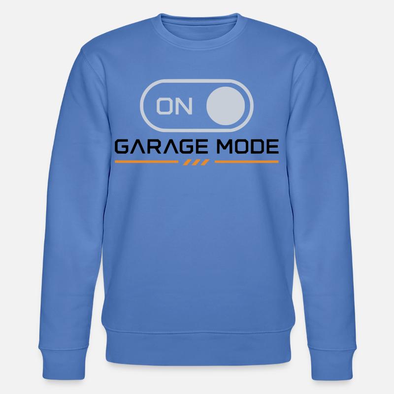 Mode garage activé – Motard mécanicien - Sweat bio CHANGER Stanley/Stella Unisexe - bleu
