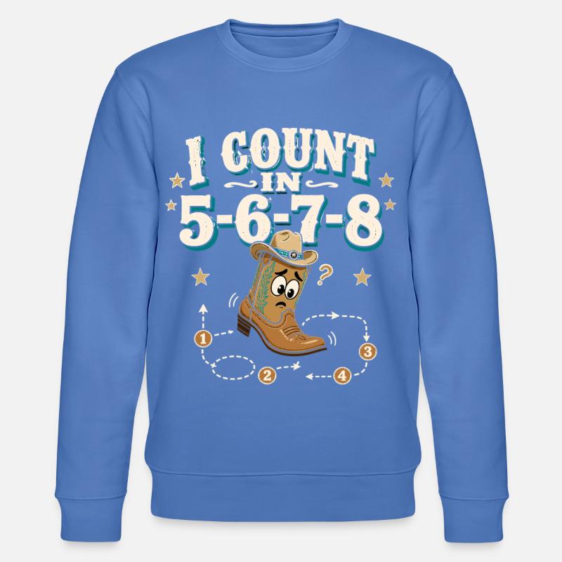 Count 5-6-7-8 - Stanley/Stella Unisex Bio-Sweatshirt CHANGER  - Blau