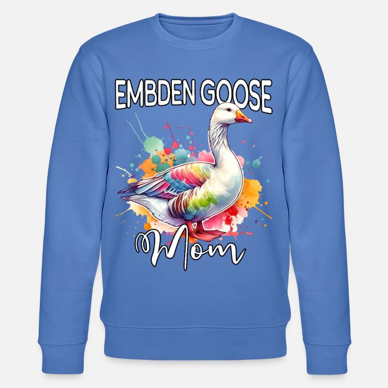 Emdengans Mama - Stanley/Stella Unisex Bio-Sweatshirt CHANGER  - Blau
