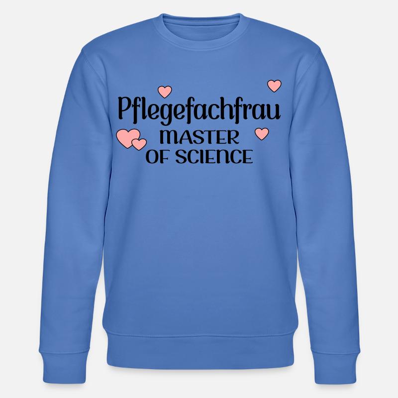 MASTERSTUDIUM PFLEGE - PFLEGEFACHFRAU - Stanley/Stella Unisex Bio-Sweatshirt CHANGER  - Blau