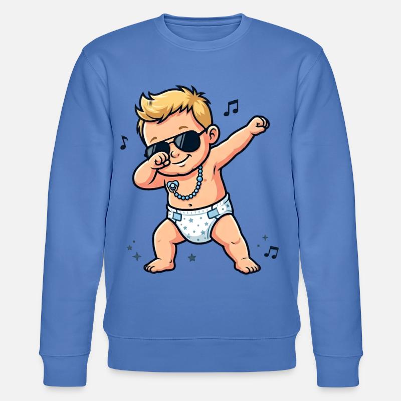 Bébé mignon – Garçon blond - Sweat bio CHANGER Stanley/Stella Unisexe - bleu