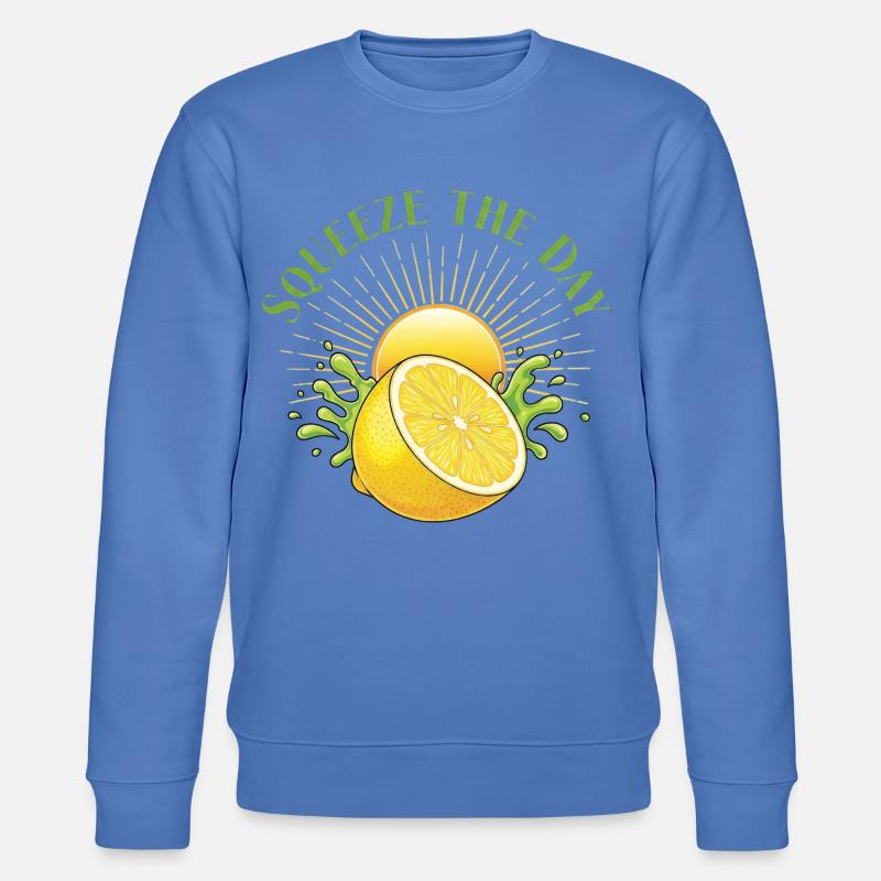 Pressez le jour Lemon Splash - Sweat bio CHANGER Stanley/Stella Unisexe - bleu