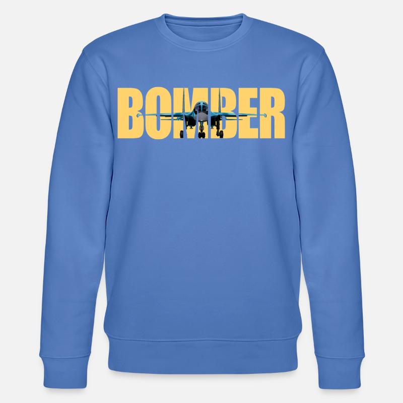 Bomber Su-34 - Stanley/Stella Unisex Bio-Sweatshirt CHANGER  - Blau