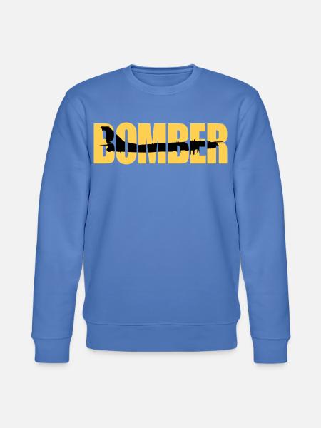 Bomber Tu-95 - Stanley/Stella CHANGER Unisex Organic Sweatshirt - bright blue