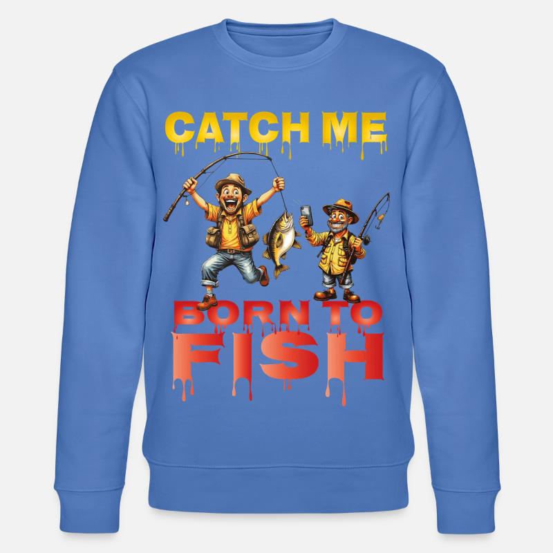 Catch_me_ - Stanley/Stella Unisex Bio-Sweatshirt CHANGER - Blau