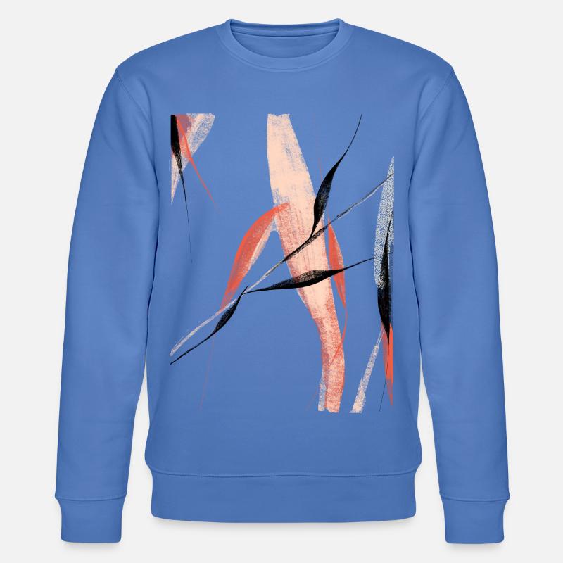 Branches de saule abstraites - Sweat bio CHANGER Stanley/Stella Unisexe - bleu
