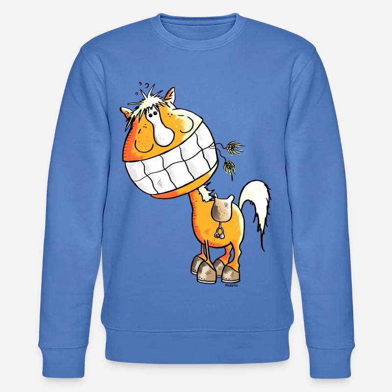 Strahlendes Pferd - Pferde - Stanley/Stella Unisex Bio-Sweatshirt CHANGER  - Blau