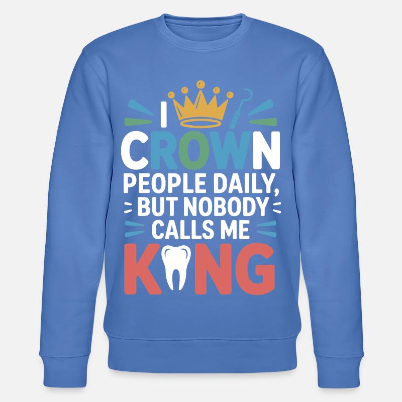 Conception de sculpture en cire dentaire - Sweat bio CHANGER Stanley/Stella Unisexe - bleu