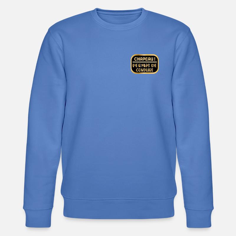 Führerscheinhut - Stanley/Stella Unisex Bio-Sweatshirt CHANGER  - Blau
