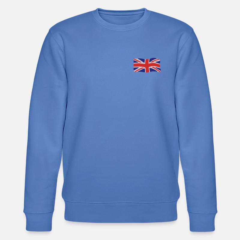 Flagge Großbritannien - Stanley/Stella Unisex Bio-Sweatshirt CHANGER  - Blau