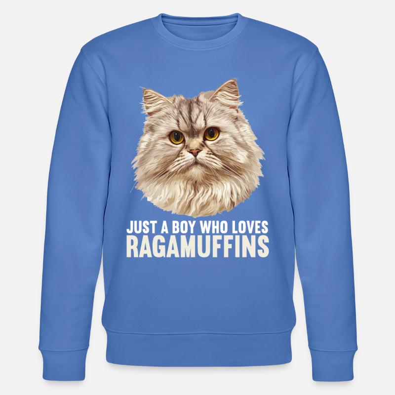 Ragamuffin Chaton Ragamuffin Chat - Sweat bio CHANGER Stanley/Stella Unisexe - bleu