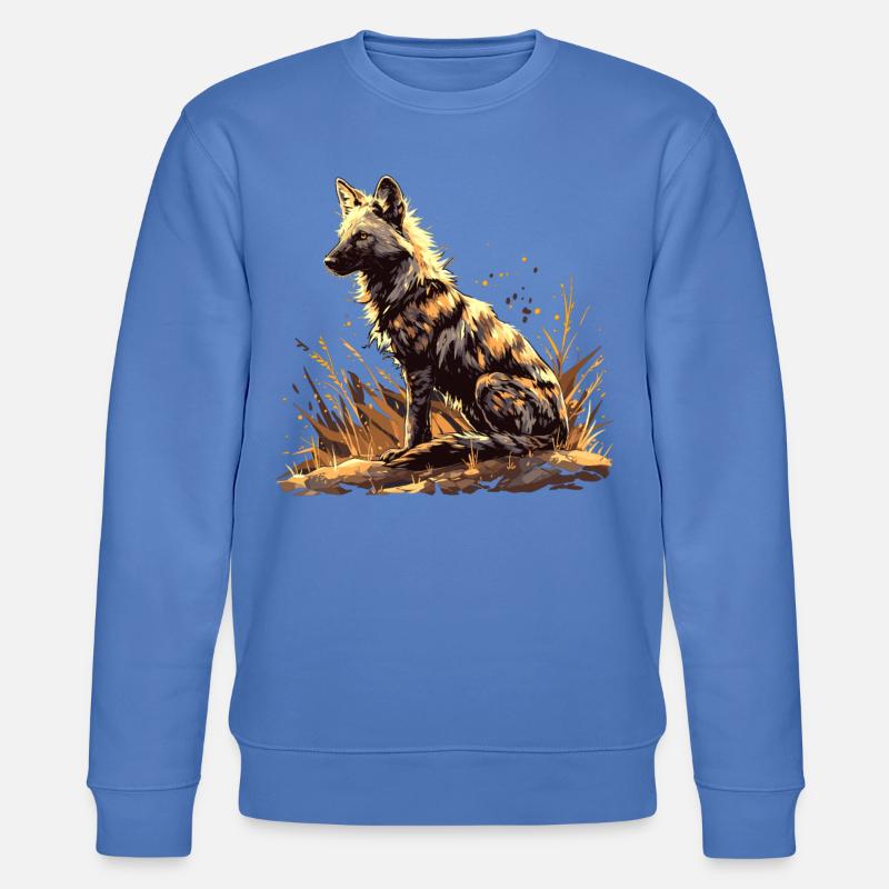 Loups d’Aardwolf - Sweat bio CHANGER Stanley/Stella Unisexe - bleu
