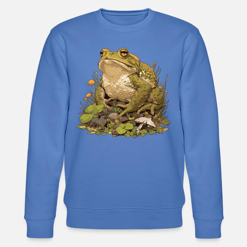 Toad Toads Toad - Stanley/Stella CHANGER Unisex Organic Sweatshirt - bright blue