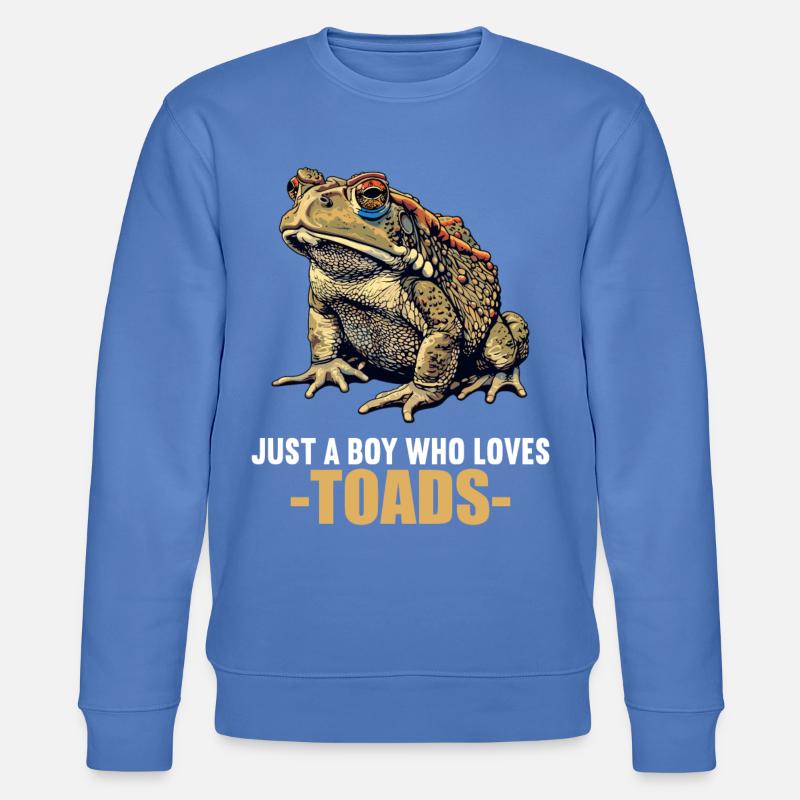 Toad Kröten Kröte - Stanley/Stella Unisex Bio-Sweatshirt CHANGER  - Blau