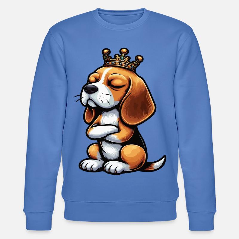 Beagle Beaglebesitzer Beaglehalter beaglehund - Stanley/Stella Unisex Bio-Sweatshirt CHANGER  - Blau