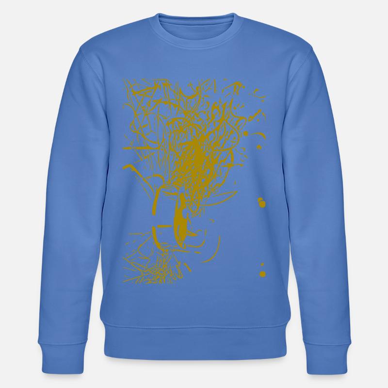 Conception abstraite - Sweat bio CHANGER Stanley/Stella Unisexe - bleu