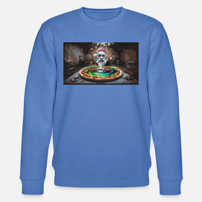 PizzaPope - Stanley/Stella Unisex Bio-Sweatshirt CHANGER  - Blau