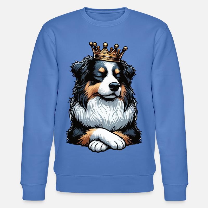 Australian Shepherd Aussie Aussiebesitzer Aussies - Stanley/Stella Unisex Bio-Sweatshirt CHANGER  - Blau