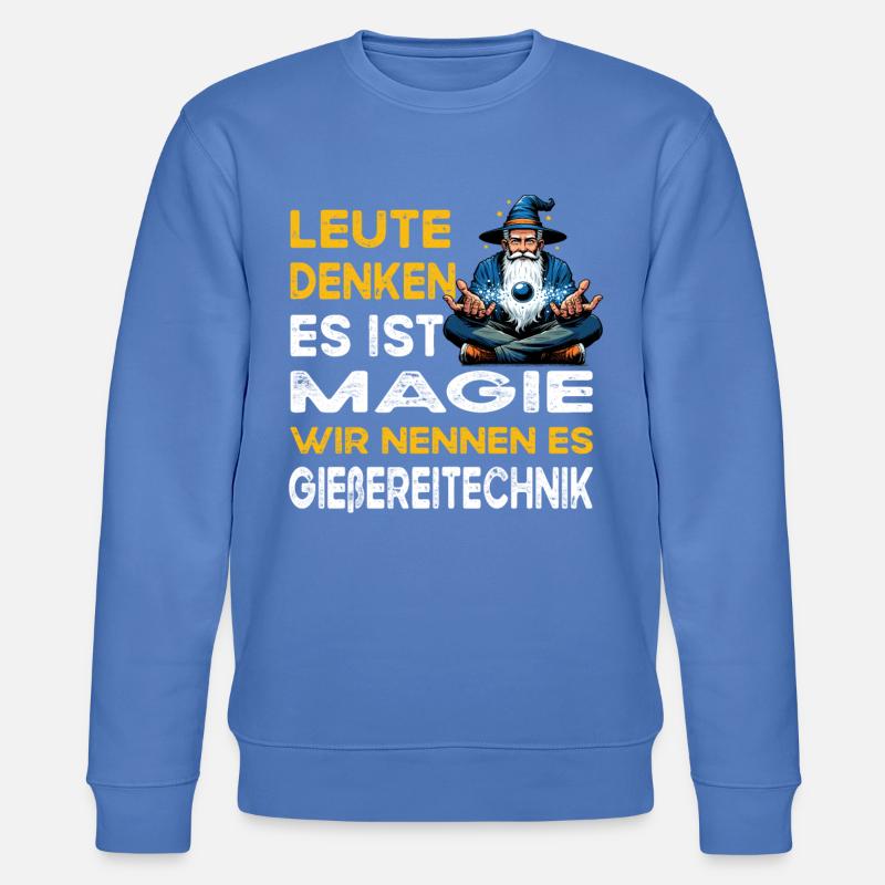 People Thinking Magic Foundry Technology - Stanley/Stella CHANGER Unisex Organic Sweatshirt - bright blue