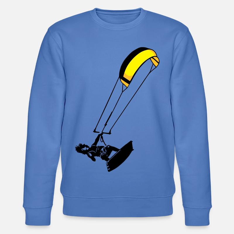 Kitesurfeur flex - Sweat bio CHANGER Stanley/Stella Unisexe - bleu