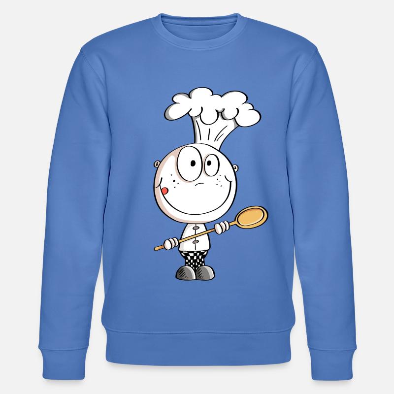 Koch Strichmännchen Comic - Stanley/Stella Unisex Bio-Sweatshirt CHANGER  - Blau