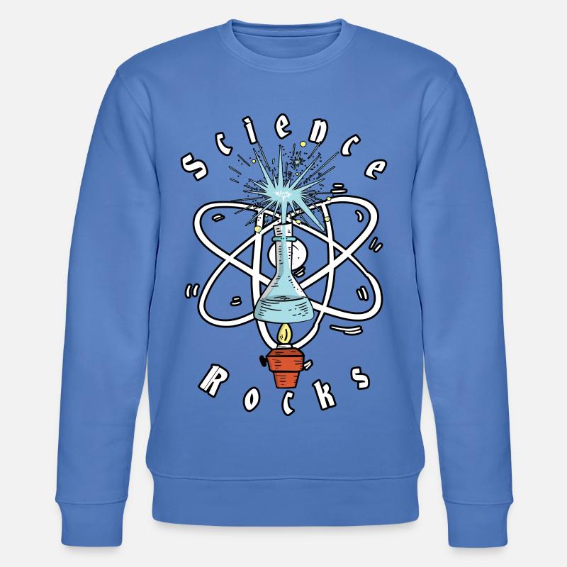 Science Physics rocks - Stanley/Stella CHANGER Unisex Organic Sweatshirt - bright blue