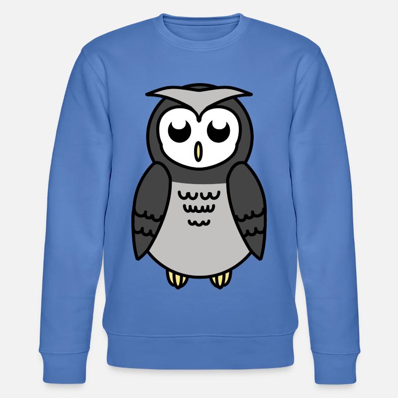 Eule - Stanley/Stella Unisex Bio-Sweatshirt CHANGER  - Blau