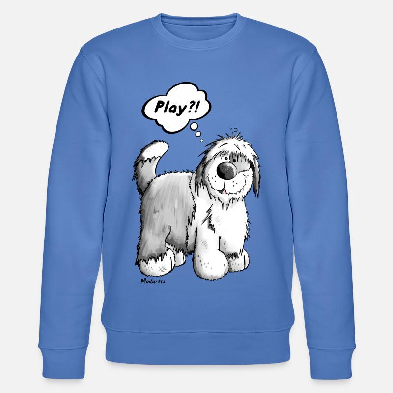 Bobtail denkt sich Play - Stanley/Stella Unisex Bio-Sweatshirt CHANGER - Blau