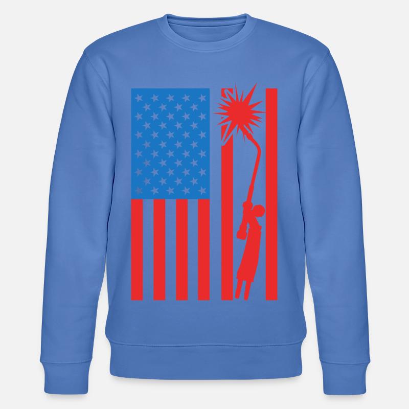 USA Schweißer - Stanley/Stella Unisex Bio-Sweatshirt CHANGER  - Blau