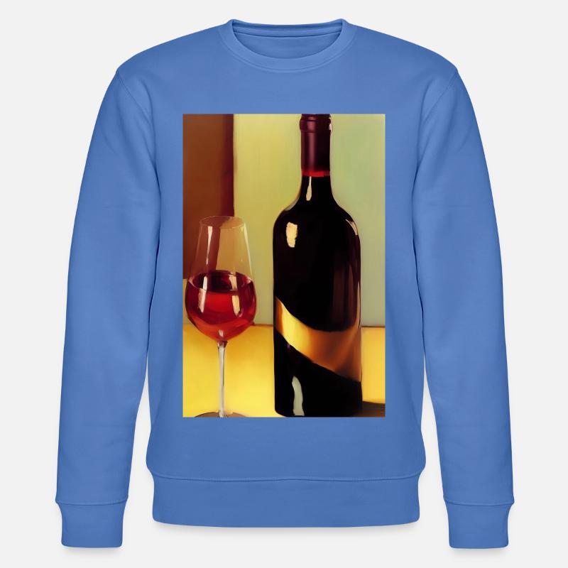 Wein Trinker - Stanley/Stella Unisex Bio-Sweatshirt CHANGER  - Blau