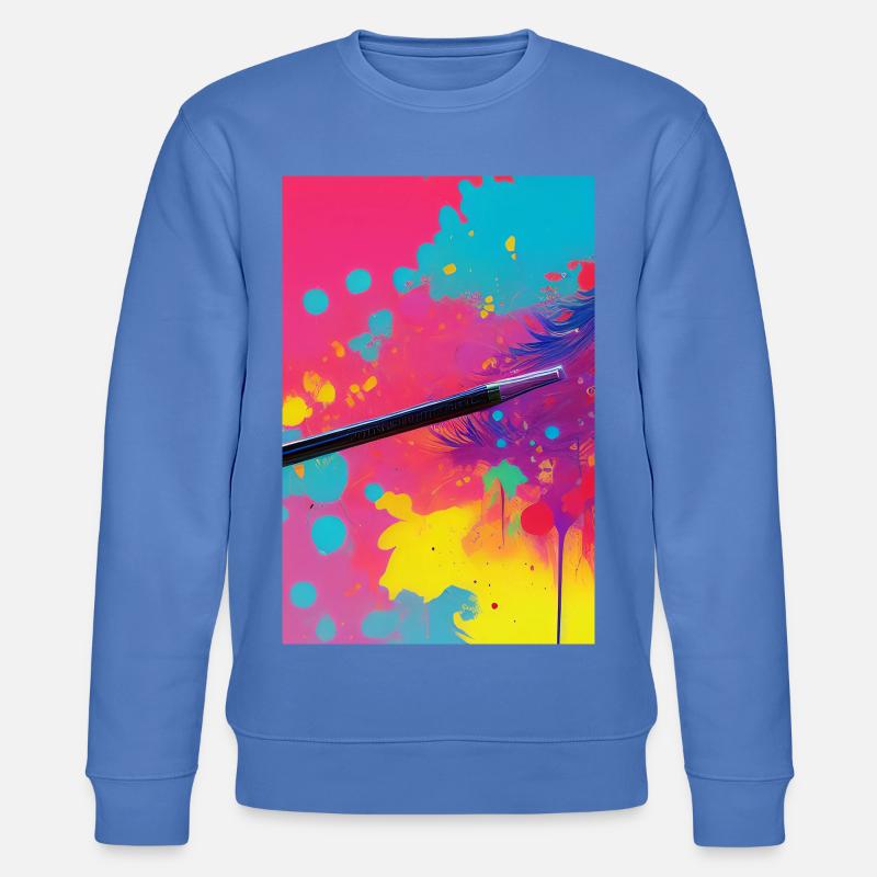 Abstrakte Kunst - Stanley/Stella Unisex Bio-Sweatshirt CHANGER  - Blau