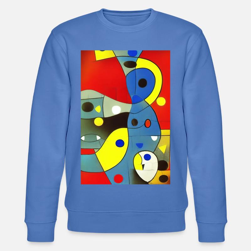 Abstrakte Kunst - Stanley/Stella Unisex Bio-Sweatshirt CHANGER  - Blau