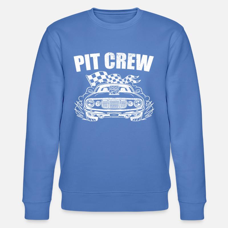 PIT CREW CHALLENGE GRAPHIC - Stanley/Stella Unisex Bio-Sweatshirt CHANGER  - Blau
