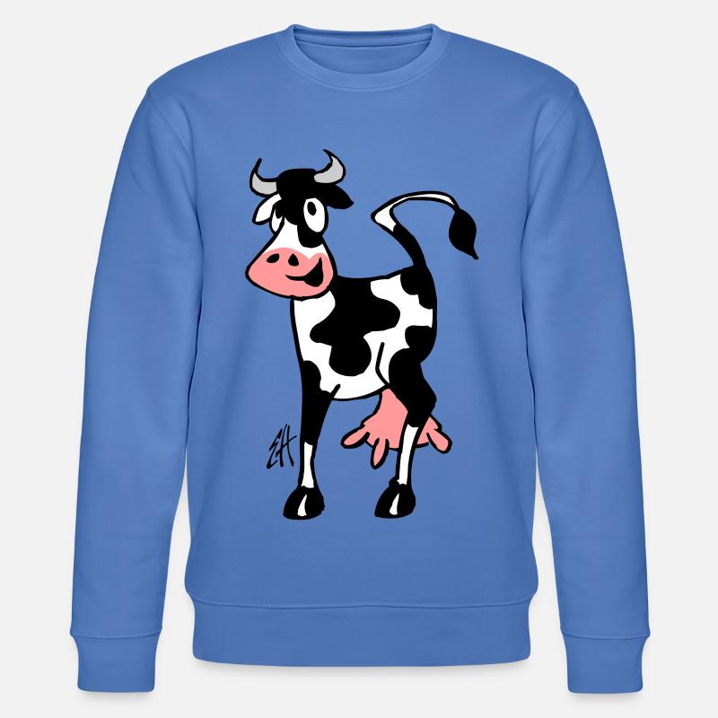 Kuh - Stanley/Stella Unisex Bio-Sweatshirt CHANGER  - Blau