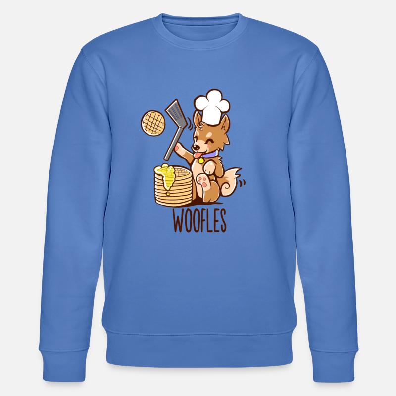 Ich mache Woofle - Stanley/Stella Unisex Bio-Sweatshirt CHANGER  - Blau