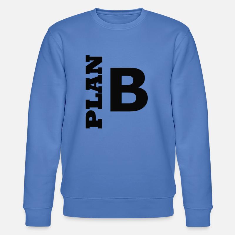 Plan B / Super als Geschenkidee - Stanley/Stella Unisex Bio-Sweatshirt CHANGER  - Blau