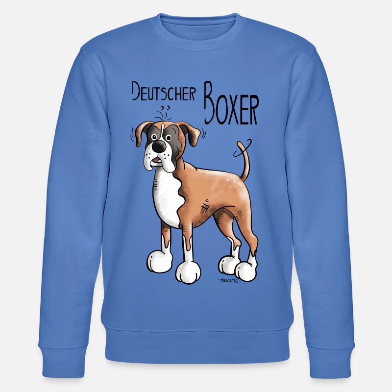Deutscher Boxer - Stanley/Stella Unisex Bio-Sweatshirt CHANGER  - Blau