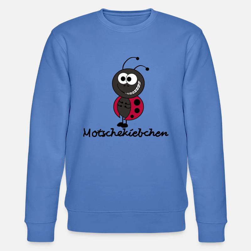 Motschekiebchen/Marienkäfer - Stanley/Stella Unisex Bio-Sweatshirt CHANGER  - Blau