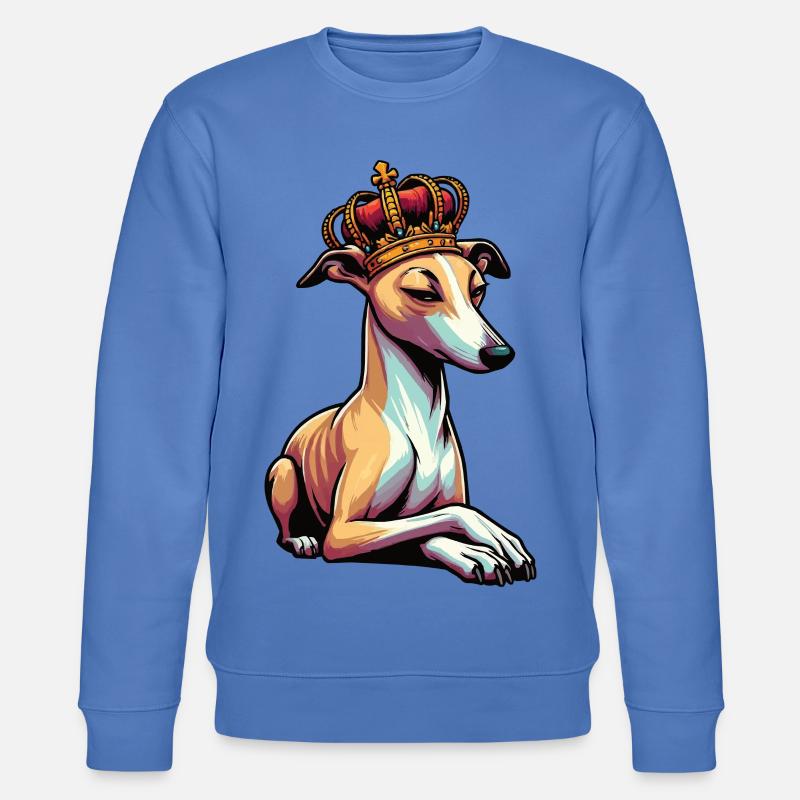 Whippet Greyhound Whippets Propriétaire de lévrier - Sweat bio CHANGER Stanley/Stella Unisexe - bleu