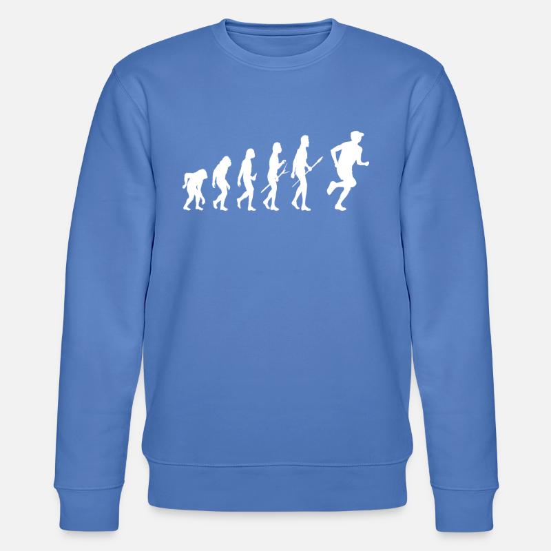 Runner Evolution - Stanley/Stella CHANGER Unisex Organic Sweatshirt - bright blue