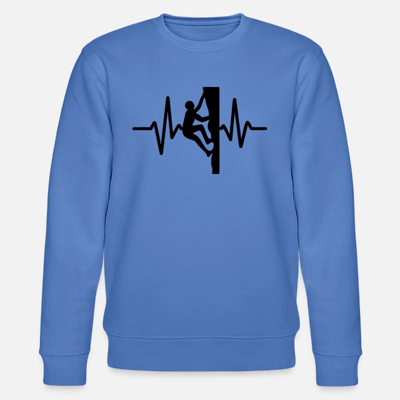 Accélération du rythme cardiaque - Sweat bio CHANGER Stanley/Stella Unisexe - bleu
