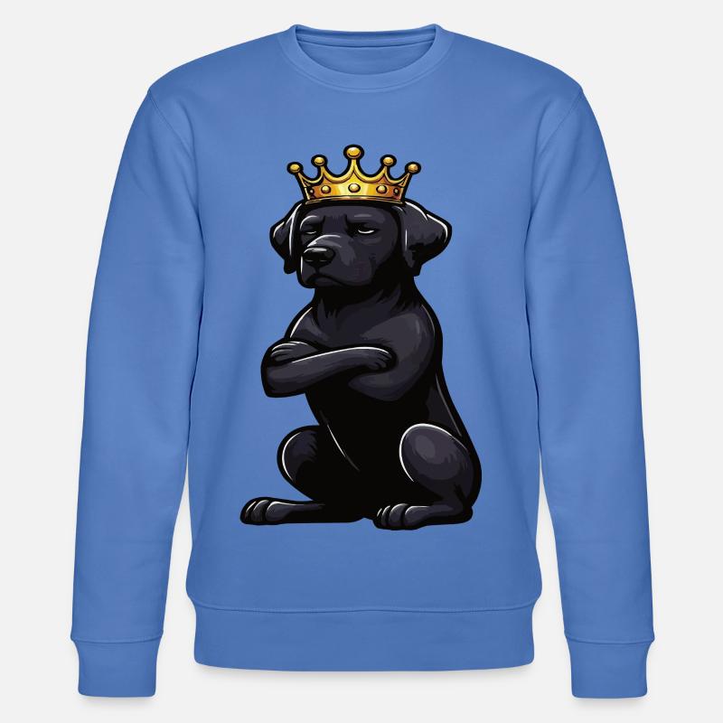 Labrador Labradorbesitzer Labradorliebhaber  - Stanley/Stella Unisex Bio-Sweatshirt CHANGER  - Blau