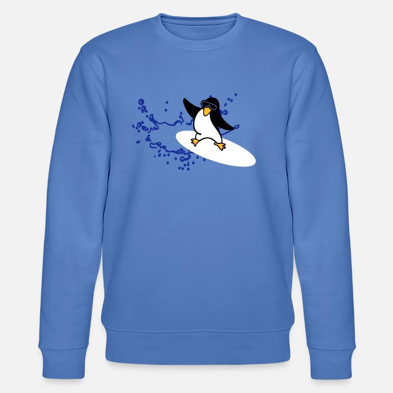 Éclaboussures d'eau / Water splashing (1c) - Sweat bio CHANGER Stanley/Stella Unisexe - bleu