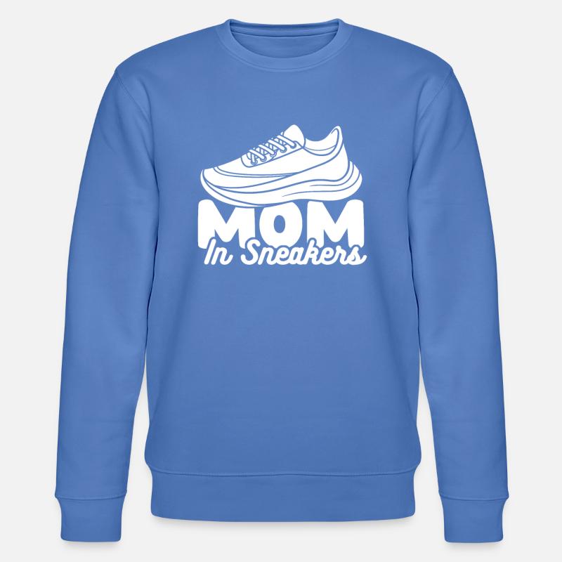 Mama Mutter Laufschuhe - Stanley/Stella Unisex Bio-Sweatshirt CHANGER  - Blau