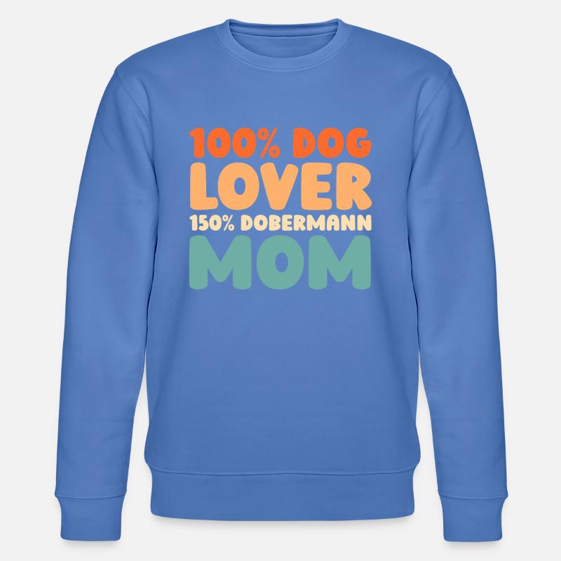 Dobermann - Stanley/Stella Unisex Bio-Sweatshirt CHANGER  - Blau