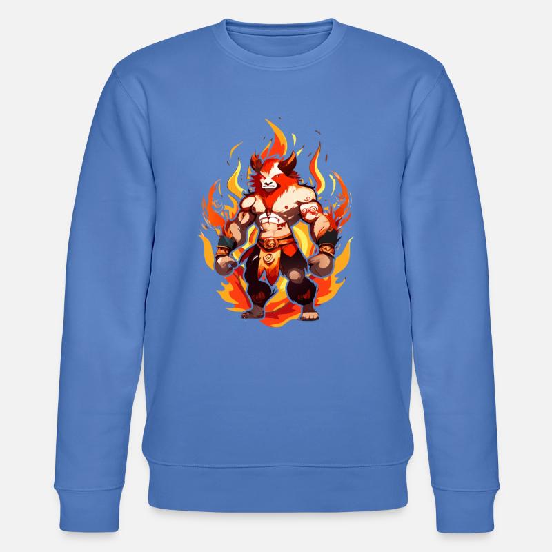 Démon au flair de feu - Sweat bio CHANGER Stanley/Stella Unisexe - bleu