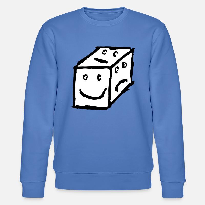 Würfel - Stanley/Stella Unisex Bio-Sweatshirt CHANGER  - Blau