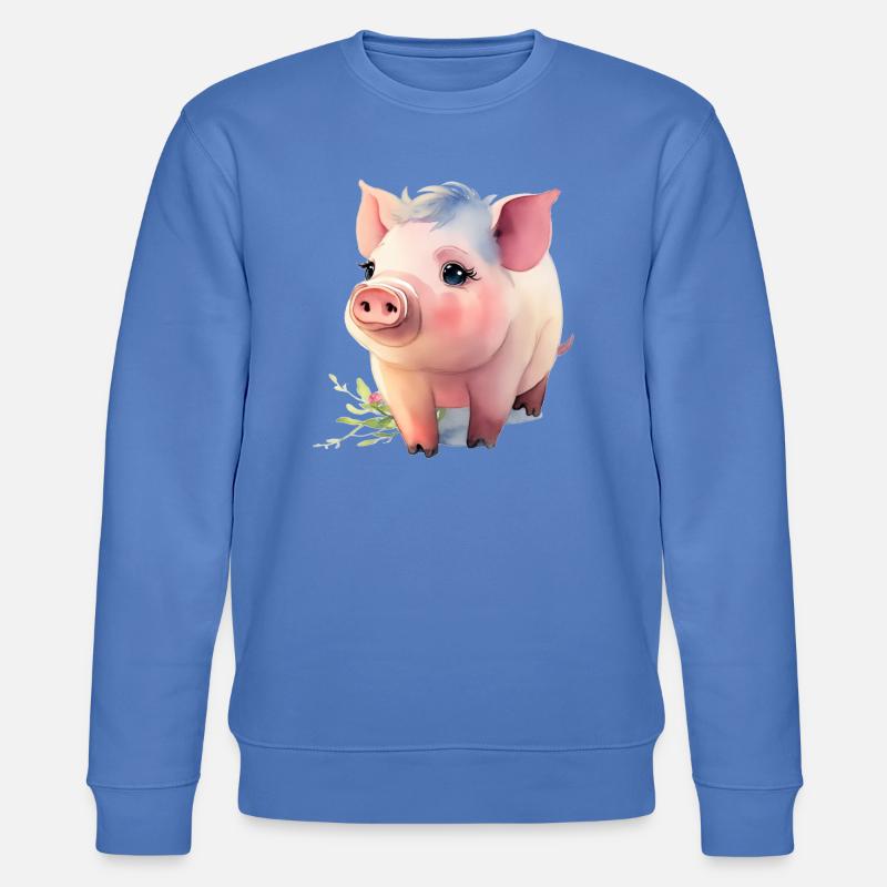 Ferkelchen - Stanley/Stella Unisex Bio-Sweatshirt CHANGER  - Blau