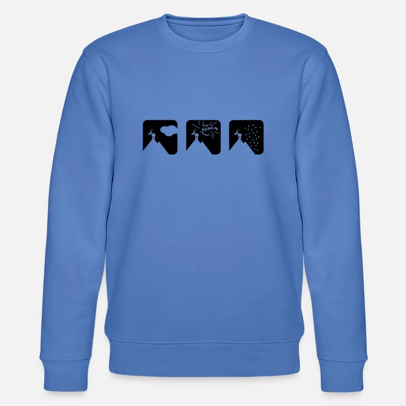 whyitrains1 - Stanley/Stella Unisex Bio-Sweatshirt CHANGER  - Blau